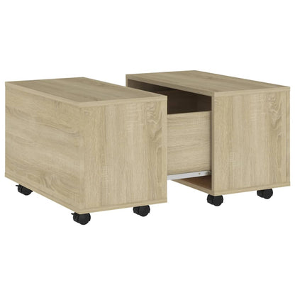 Tavolino da Salotto Rovere Sonoma 60x60x38 cm Legno Multistrato | homemem39