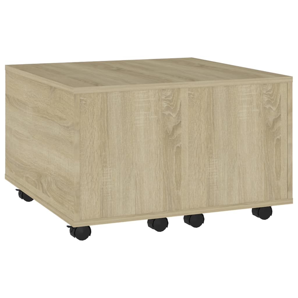 Tavolino da Salotto Rovere Sonoma 60x60x38 cm Legno Multistrato | homemem39