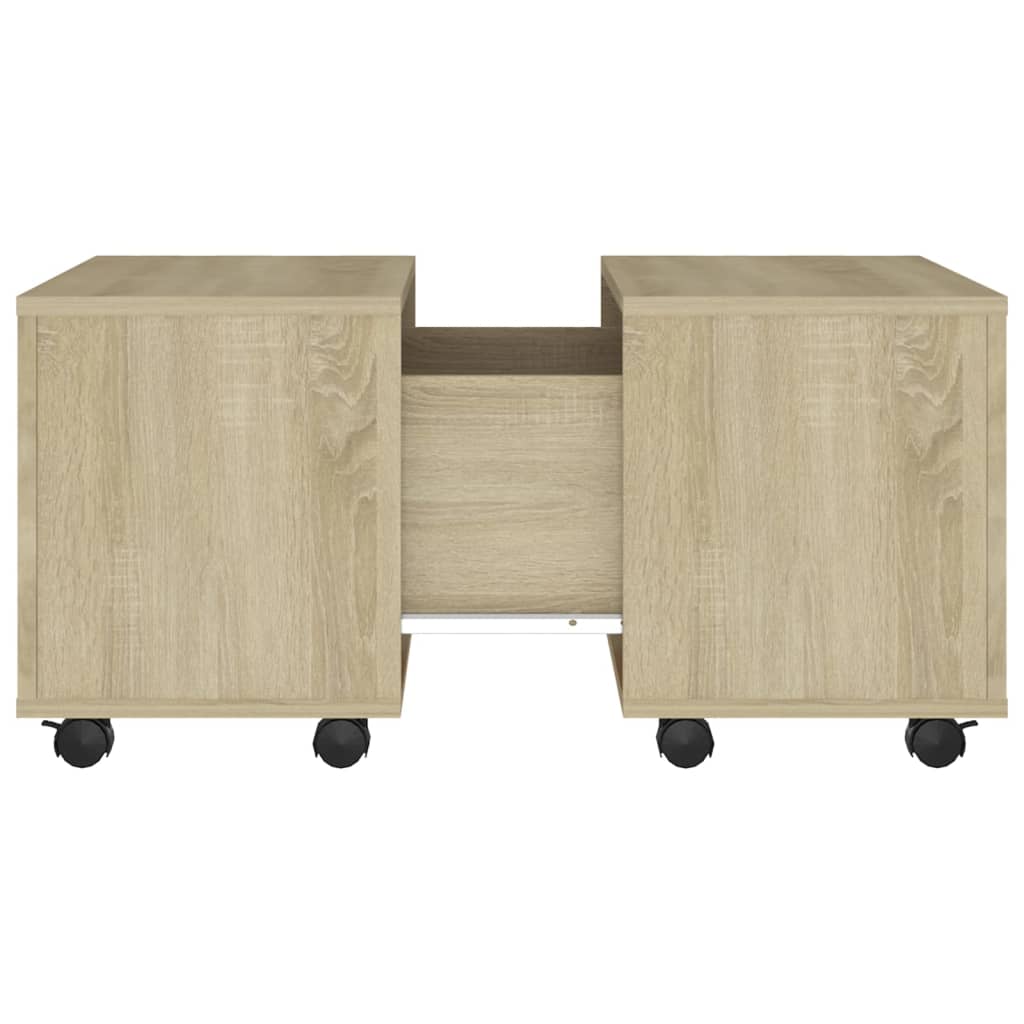 Tavolino da Salotto Rovere Sonoma 60x60x38 cm Legno Multistrato | homemem39