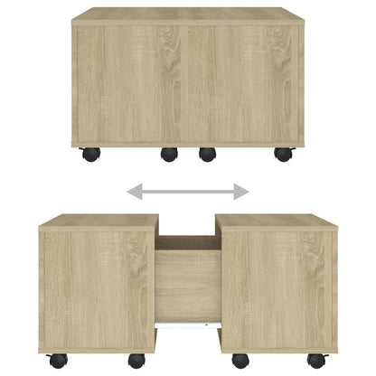 Tavolino da Salotto Rovere Sonoma 60x60x38 cm Legno Multistrato | homemem39