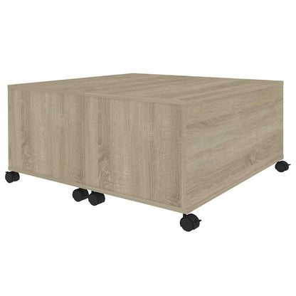 Tavolino da Salotto Rovere Sonoma 75x75x38 cm Legno Multistrato