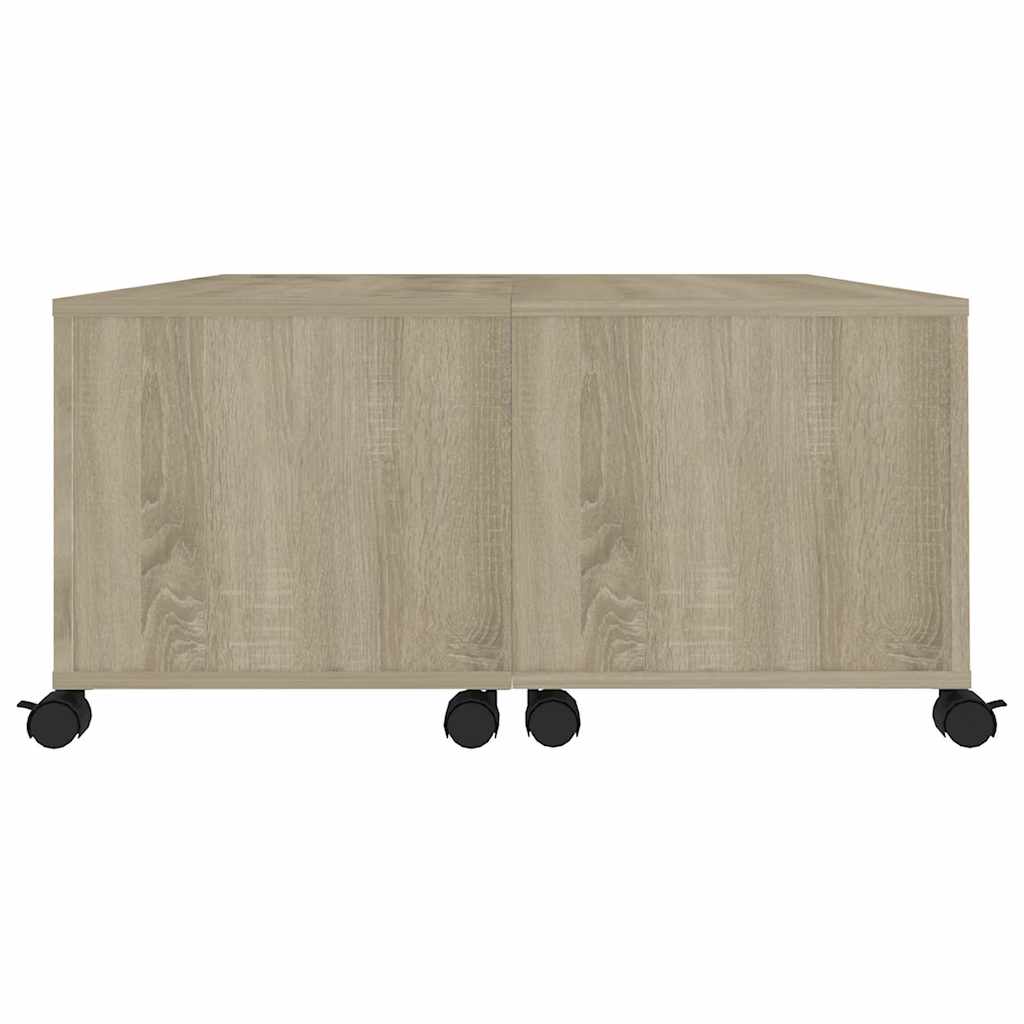 Tavolino da Salotto Rovere Sonoma 75x75x38 cm Legno Multistrato