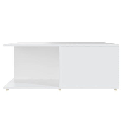 Tavolino da Salotto Bianco 80x80x31 cm in Legno Multistrato | homemem39