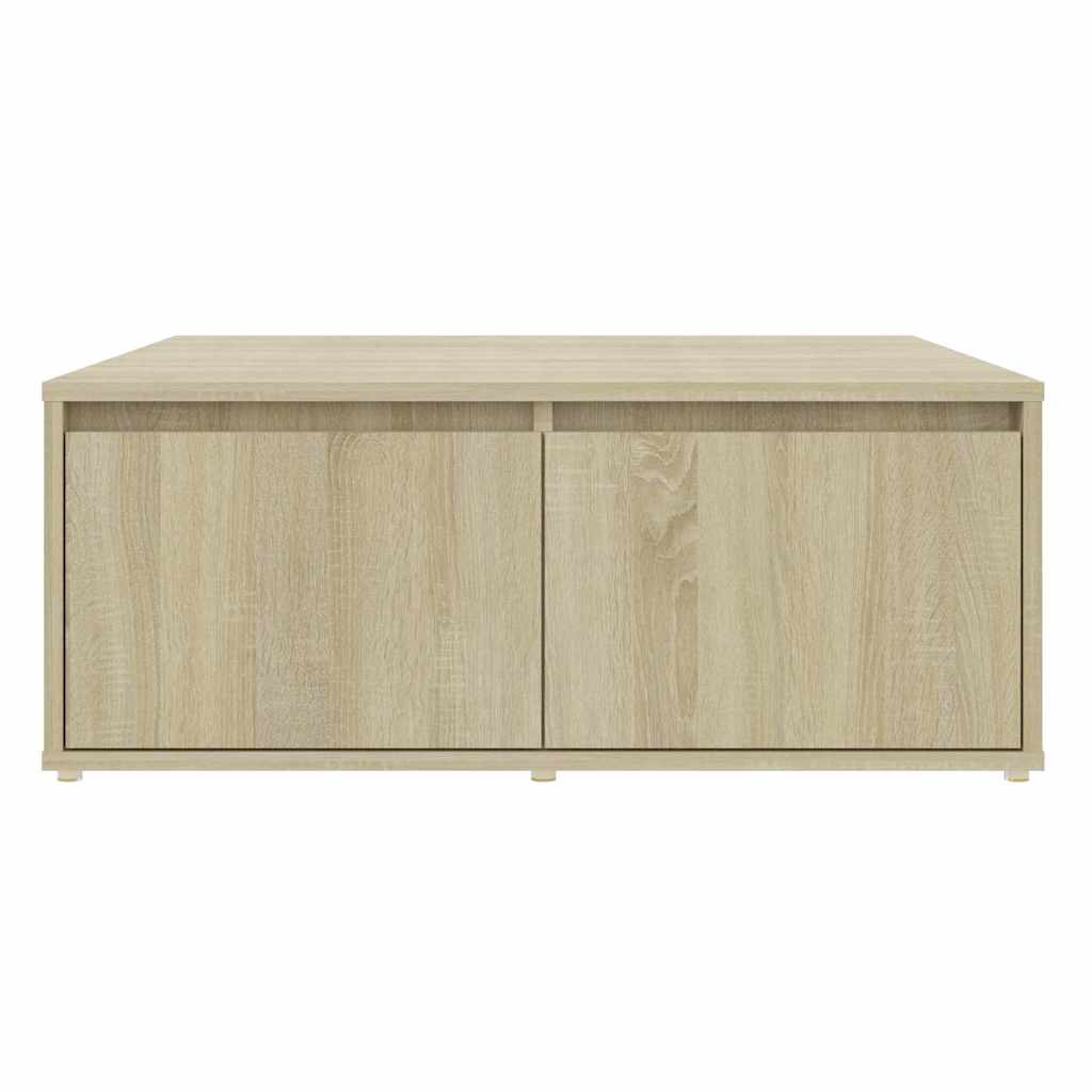 Tavolino da Salotto Rovere Sonoma 80x80x31 cm Legno Multistrato