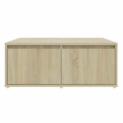 Tavolino da Salotto Rovere Sonoma 80x80x31 cm Legno Multistrato