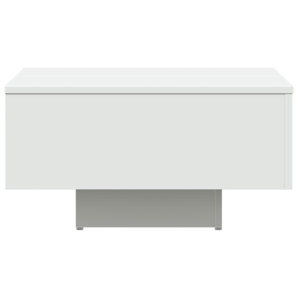 Tavolino da Salotto Bianco 60x60x31,5 cm in Legno Multistrato | homemem39