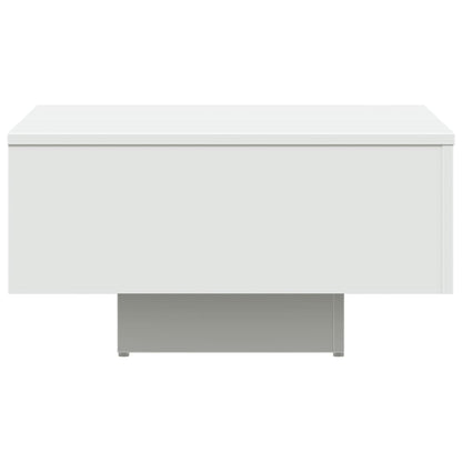Tavolino da Salotto Bianco 60x60x31,5 cm in Legno Multistrato | homemem39