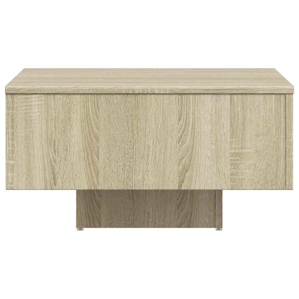 Tavolino Salotto Rovere Sonoma 60x60x31,5 cm Legno Multistrato