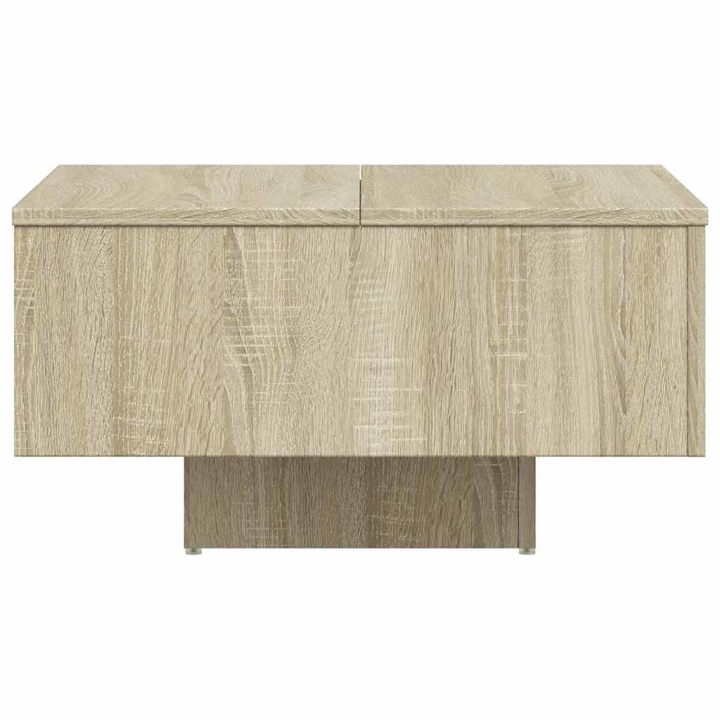 Tavolino Salotto Rovere Sonoma 60x60x31,5 cm Legno Multistrato