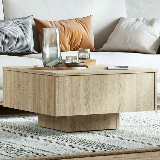 Tavolino Salotto Rovere Sonoma 60x60x31,5 cm Legno Multistrato | homemem39
