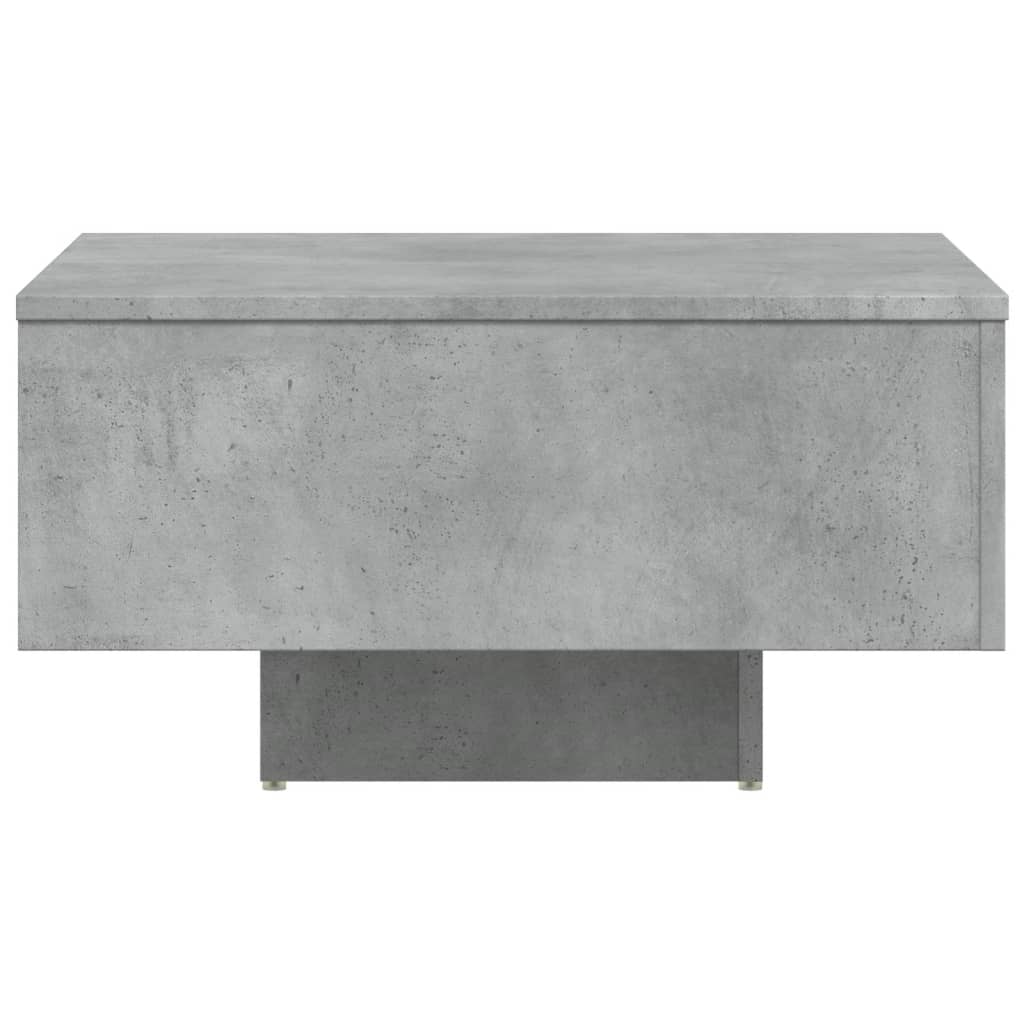 Tavolino da Salotto Grigio Cemento 60x60x31,5 Legno Multistrato | homemem39
