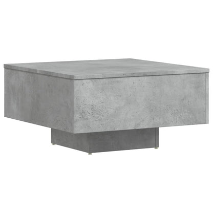 Tavolino da Salotto Grigio Cemento 60x60x31,5 Legno Multistrato | homemem39