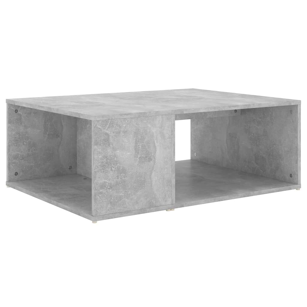Tavolino da Salotto Grigio Cemento 90x67x33cm Legno Multistrato | homemem39
