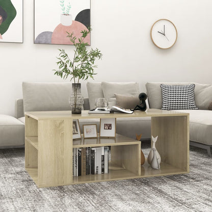 Tavolino da Salotto Rovere Sonoma 100x50x40cm Legno Multistrato | homemem39