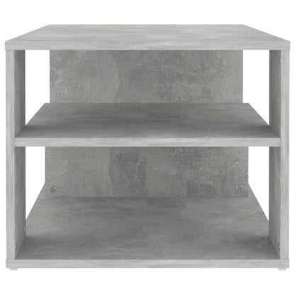 Tavolino Salotto Grigio Cemento 100x50x40 cm Legno Multistrato | homemem39