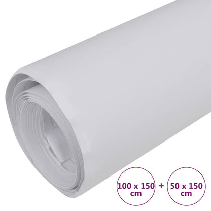 Pellicole per Auto 2pz Bianco Opaco 100x150cm + 50x150cm