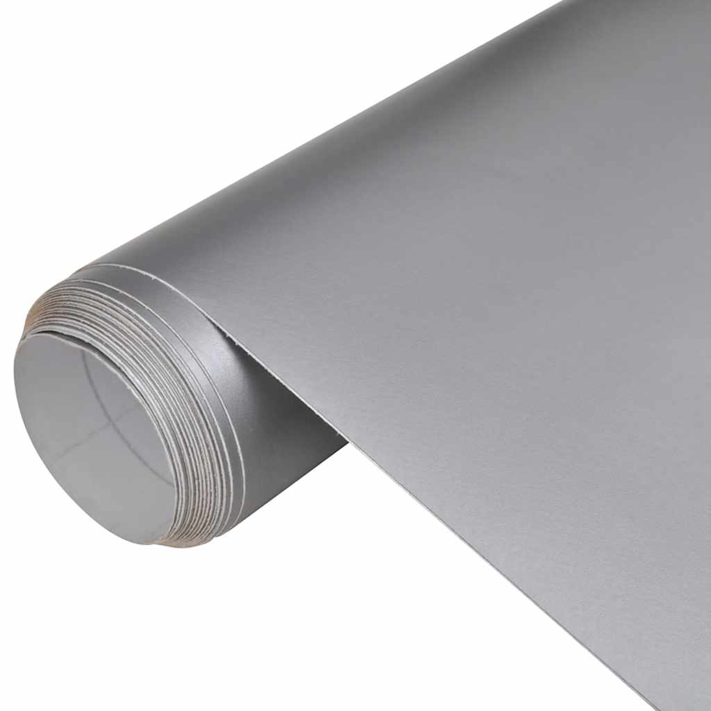 Pellicola per Auto Opaca Argento 100x150 cm | homemem39
