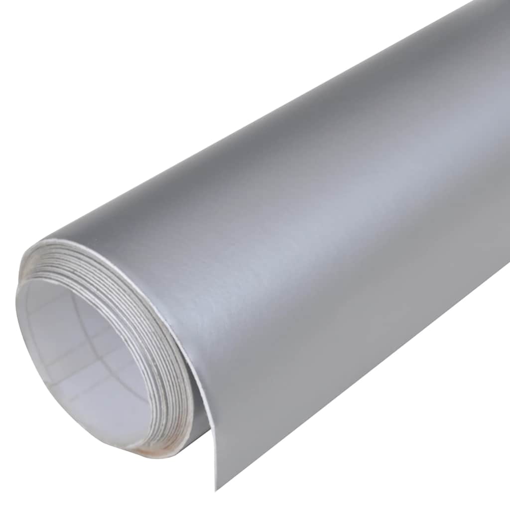 Pellicola per Auto Opaca Argento 100x150 cm | homemem39