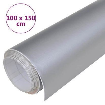 Pellicola per Auto Opaca Argento 100x150 cm