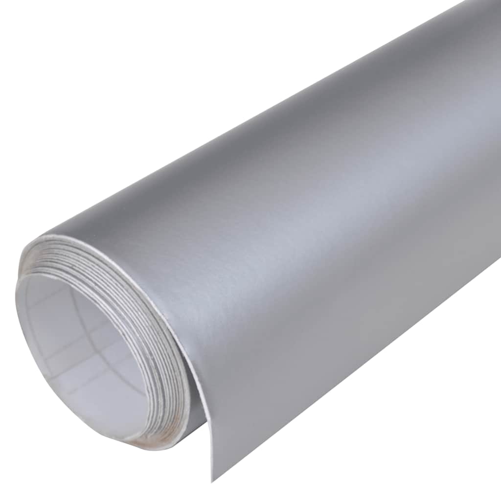 Pellicole per Auto 2pz Argento Opaco 100x150cm + 50x150cm | homemem39
