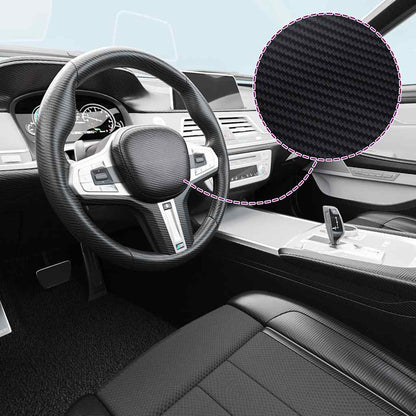 Pellicole per Auto 2 pz 3D Nero Opaco 100x150 cm+50x150 cm | homemem39