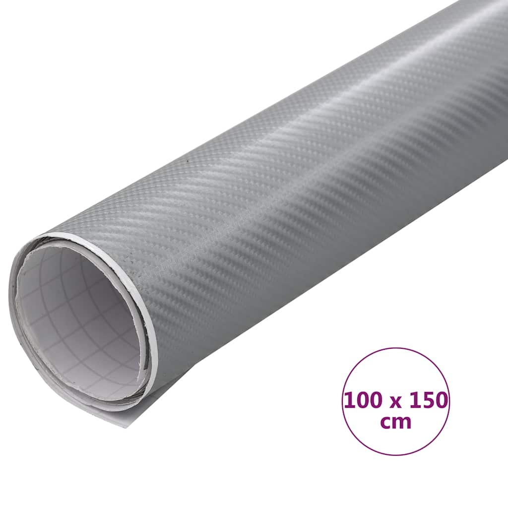 Pellicola per Auto 4D Argento 100x150 cm | homemem39