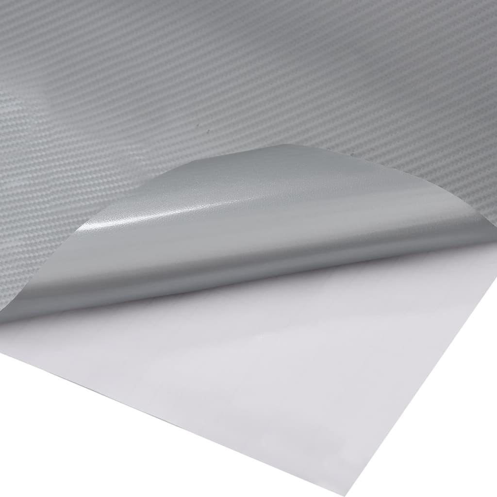 Pellicole per Auto 2 pz 4D Argento 100x150 cm | homemem39