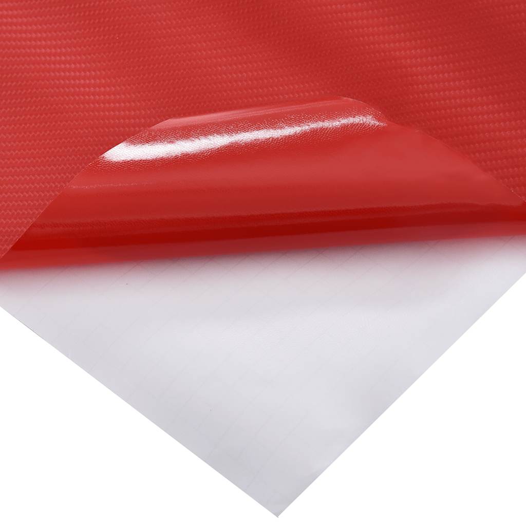 Pellicole per Auto 2 pz 4D Rosse 100x150 cm+50x150 cm | homemem39