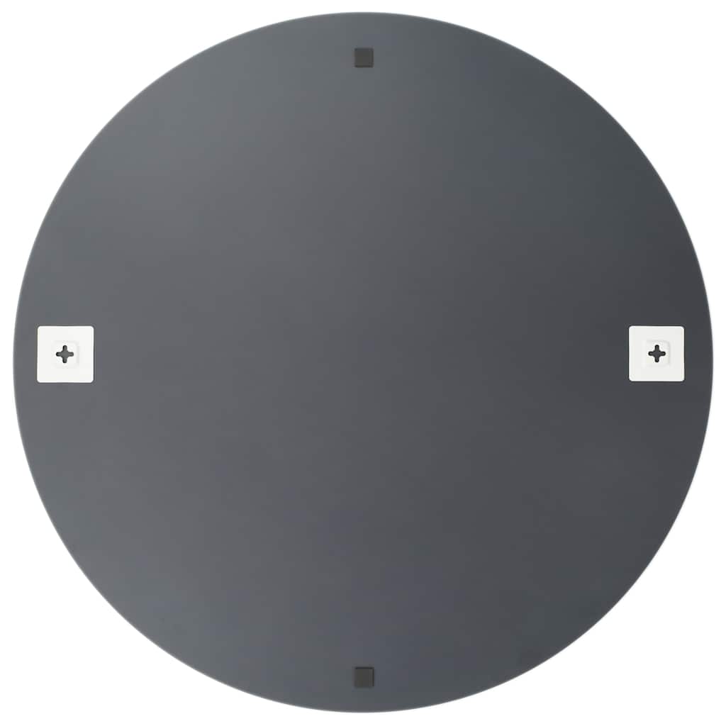 Specchio da Parete Rotondo con Luci LED in Vetro - homemem39