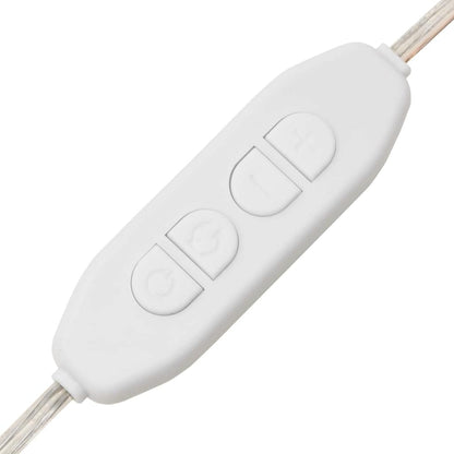 Specchio da Parete Rotondo con Luci LED in Vetro - homemem39