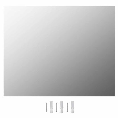 Specchio Parete Rettangolare Senza Cornice con Luci LED Vetro - homemem39