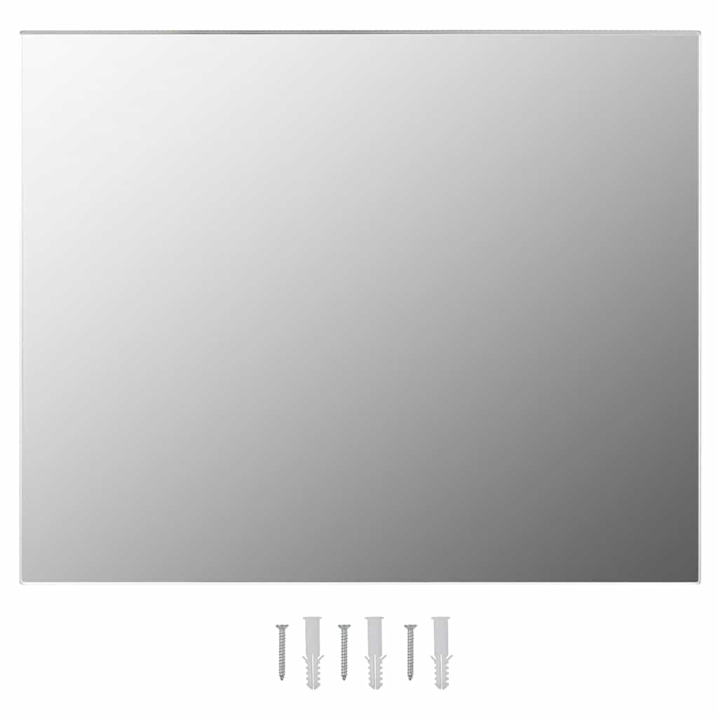 Specchio Parete Rettangolare Senza Cornice con Luci LED Vetro | homemem39