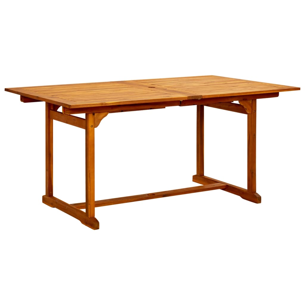 Set Mobili da Pranzo per Giardino 9 pz Legno Massello di Acacia 160-240 cm | homemem39