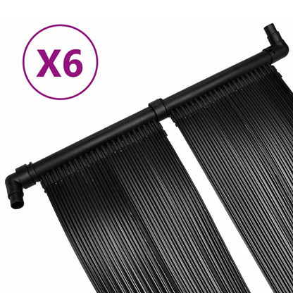 Pannelli Solari Riscaldatori per Piscina 6 pz 80x620 cm | homemem39