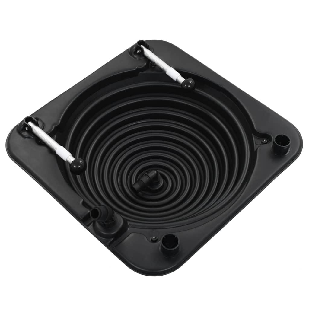 Riscaldatori Solari per Piscina 5 pz 75x75x36 cm HDPE Alluminio | homemem39