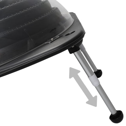 Riscaldatori Solari per Piscina 5 pz 75x75x36 cm HDPE Alluminio | homemem39
