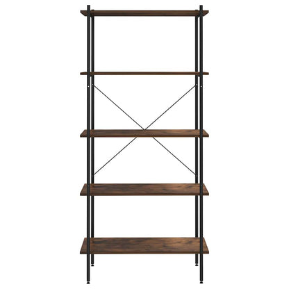 Scaffale con 5 Mensole e 80x40x163 cm