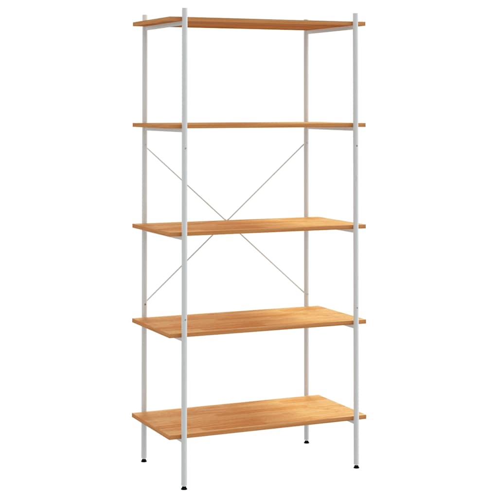 Scaffale con 5 Mensole e 80x40x163 cm