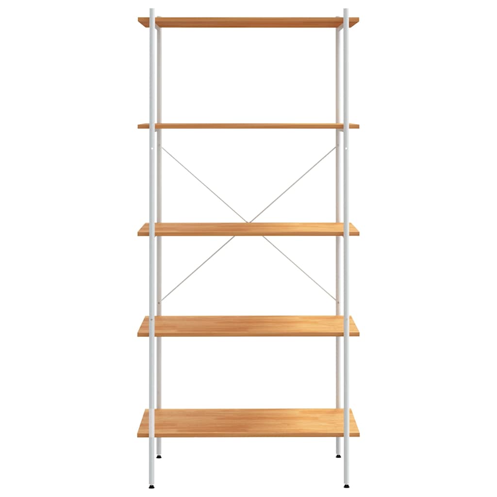 Scaffale con 5 Mensole e 80x40x163 cm