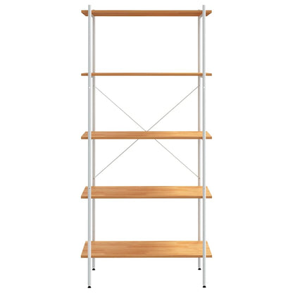 Scaffale con 5 Mensole e 80x40x163 cm