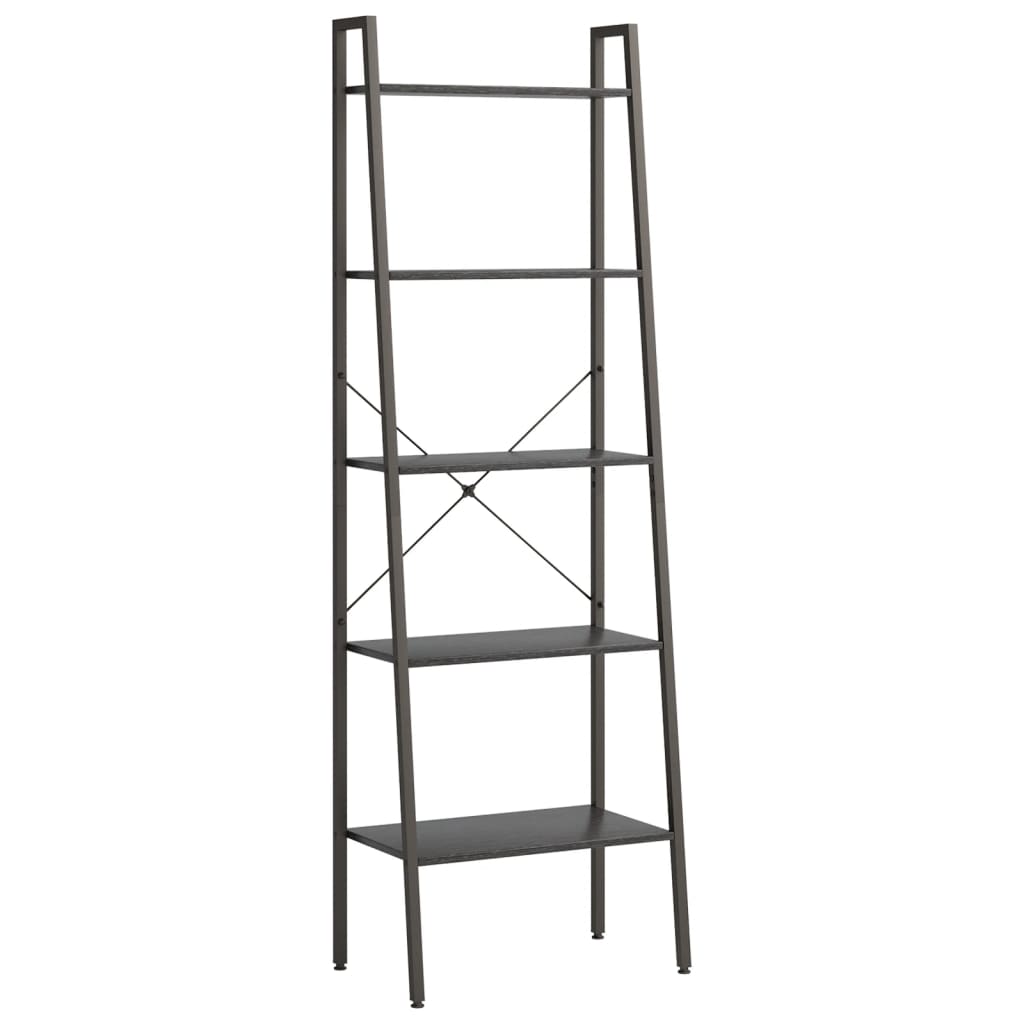 Scaffale Autoportante con 5 Ripiani Nero 56x35x174 cm | homemem39