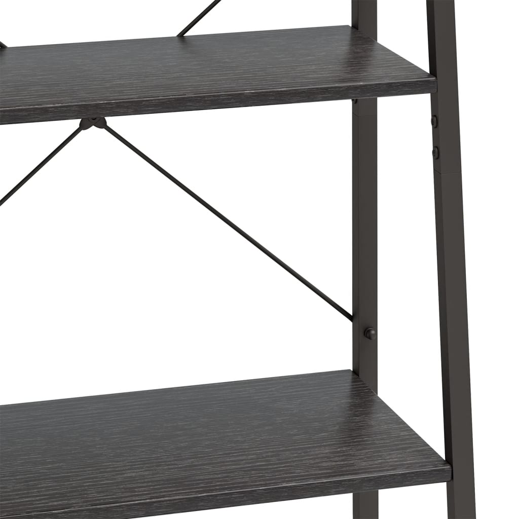 Scaffale Autoportante con 5 Ripiani Nero 56x35x174 cm | homemem39