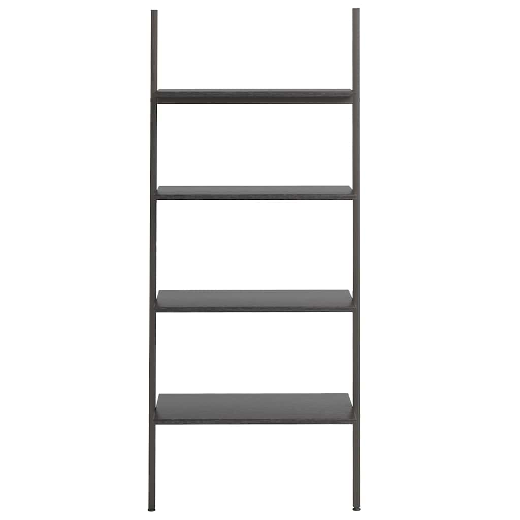 Scaffale Pendente a 4 Livelli Nero 64x34x150,5 cm