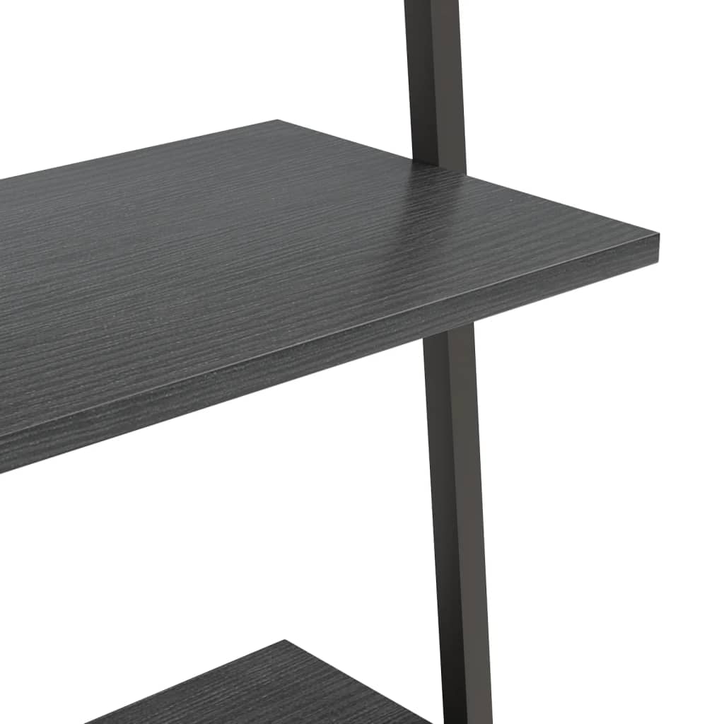 Scaffale Pendente a 4 Livelli Nero 64x34x150,5 cm | homemem39