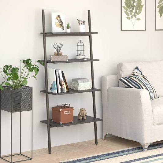 Scaffale Pendente a 4 Livelli Nero 64x34x150,5 cm | homemem39