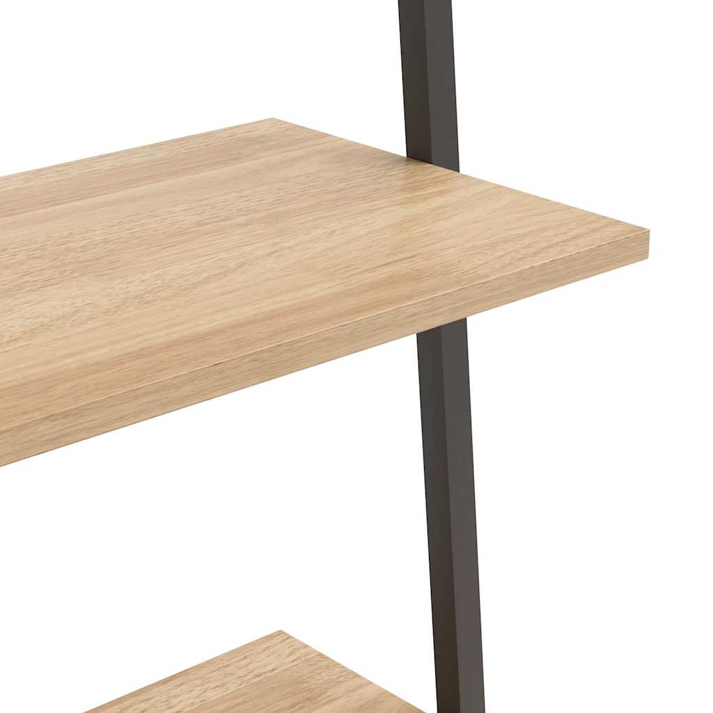 Scaffale Pendente 5 Ripiani Marrone Chiaro e Nero 64x34x185,5cm | homemem39