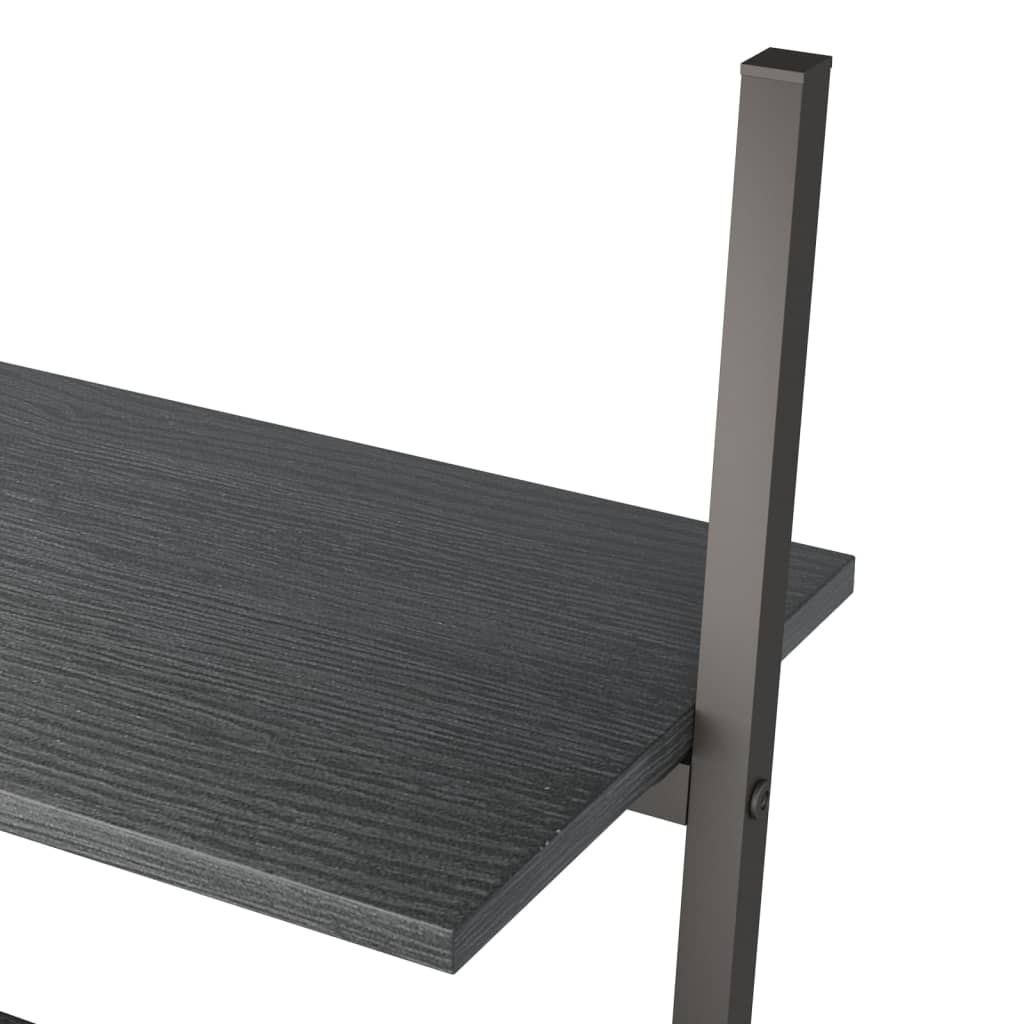 Scaffale Pendente a 5 Livelli Nero 64x34x185,5 cm | homemem39