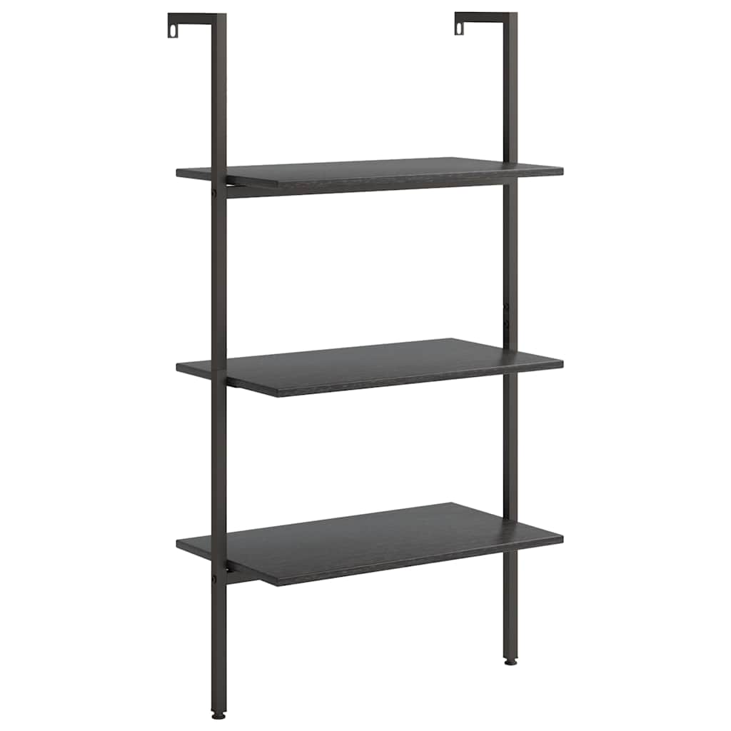 Scaffale Pendente a 3 Livelli Nero