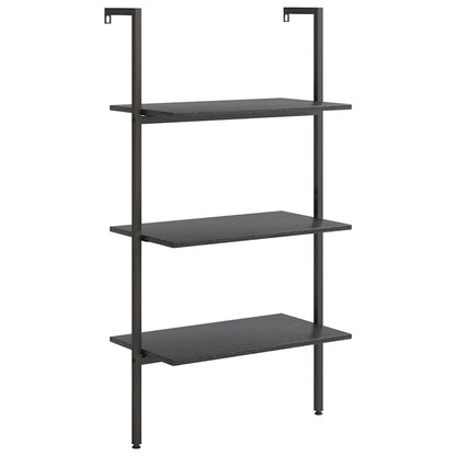 Scaffale Pendente a 3 Livelli Nero