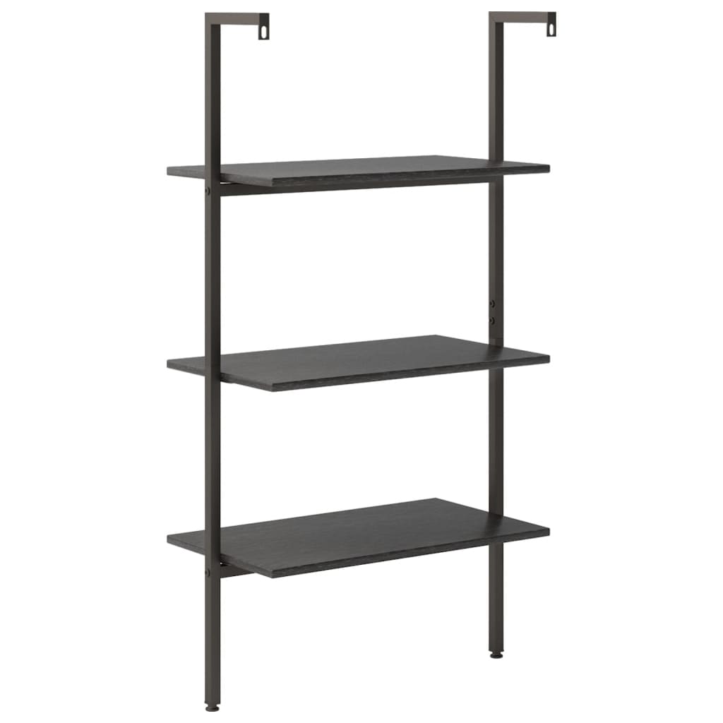 Scaffale Pendente a 3 Livelli Nero 64x35x120,5 cm | homemem39